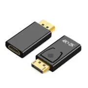 4K HD DP Male to Female HDMI compatible Video Audio Adapter Converter Black w