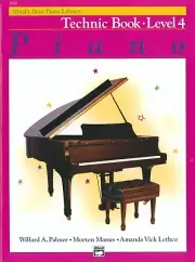 Alfred's Basic Piano Technic Book Level 4 1996 Palmer Manus Lethco Exercises
