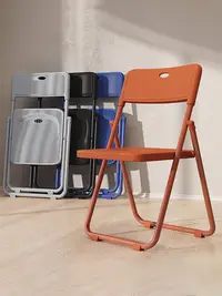 在飛比找Yahoo!奇摩拍賣優惠-折疊椅子免安裝培訓椅會議辦公椅餐椅塑料椅靠背椅凳子家用電腦椅