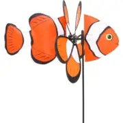 Spin Critter Clownfish Wind Spinner 25 x 16.5