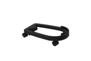 White Magic Portable Trolley Rolling Wheels For Cleaning Spin Mop Bucket Black