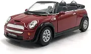 Iceland Model Kit Mini Cooper S (Red) Scale Car (Mini Cooper) Model Kit for Kids, Unisex