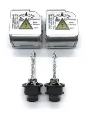 2x New OEM Mercedes E Class Xenon Igniters Ignitors Sockets + HID D2S Bulbs Kit