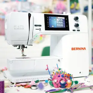 【BERNINA】觸控式高階電腦縫紉機 B475QE(彩色觸控螢幕/大輔助板/40種拼布花樣)