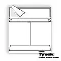 Tyvek Expansion Booklet Envelope, 12" x 16" x 2", Bright White w Kwik-Tak�