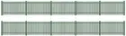 Peco Picket fencing green straight only OO Gauge Model Railway 431