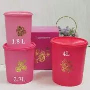 Tupperware Seashells Deco Canister Set (3PCS)