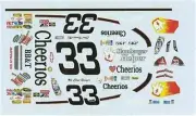 Winscals #33 Cheerios 2009-Clint Bowyer Nascar decal