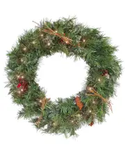 National Tree Company 24in Glistening Pine Wreath
