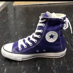 CONVERSE ALL STAR 高筒 帆布 蝴蝶結 拉繩 可抓皺 藍 紫藍 132436C