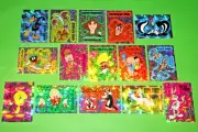 1994 Looney Tunes Peninsula Vending MACHINE Sticker PRISM Complete 15 CARD Set