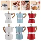 Italian moka espresso coffee maker percolator home office mocha pot for