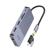 Docking Station GIQ USB C HUB USB 3.0 to Dual HDMI VGA Adapter Triple Display
