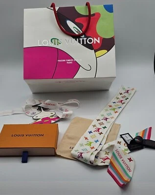 LOUIS VUITTON LV x TM White Multicolor Monogram BB Bandeau