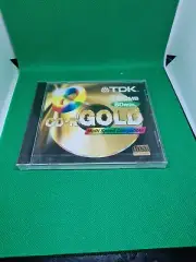 TDK CD-R Gold Media 700MB 80min Multi Speed Compatible compact disc brand new FP