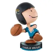 Charlie Brown Jacksonville Jaguars Peanuts Bighead Bobblehead NFL Football