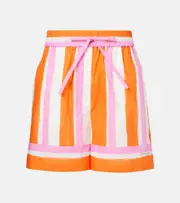 [Dolce & Gabbana] Dolce & Gabbana Striped cotton shorts AU 14 multicoloured