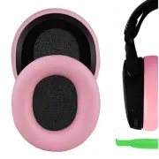Geekria NOVA Protein Leather Ear Pads for SteelSeries Arctis7 Headphones (Pink)