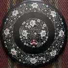 Center Table with Mother of Pearl Inlay Work Marble Coffee Table Top 24 Inches