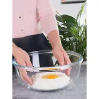 在飛比找ETMall東森購物網優惠-日式玻璃大碗廚房和面盆揉面盆加厚打蛋盆耐熱發面盆家用沙拉碗