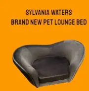 brand new plush pet dog cat bed sofa velvet grey SUTHERLAND SHIRE paid $150!