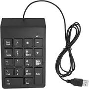 Numeric Keypad 18 Keys USB2.0 Plug and Play Ergonomic Design Portable Size Nonslip Pad Wide Compatibility USB Numpad