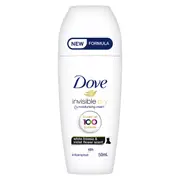 Dove Invisible Dry Anti-perspirant Deodorant Roll-on 50ml - White Freesia and Violet Flower Scent