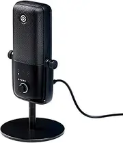 Elgato Wave:3 - Premium USB Condenser Microphone for Streaming, Podcasting, Recording, Gaming, Home Office and Video Conferencing, Plug 'n Play with Tap-to-Mute and Digital Mixing Software for Mac, PC
