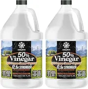 Calyptus 50% Pure Super Concentrated Vinegar | Dilutes to 12.5 Gallons | 12.5x Power Concentrate Vinegar | 2 Gallons