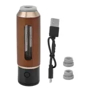 (Rose Gold)Handheld Car Ashtray With Cigarette Lighter No Leakage Portable Mini