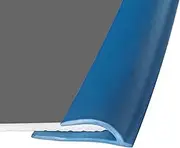 Transition Strip Floor Transition Strip PVC Carpet & Floor Edge Trim Strip Rug Guard Strip,Suitable for Threshold Height Less Than 6mm,500/400/300/200/100 cm Long(J,1m/3.2ft)