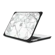 MacBook Air 13-inch (M2 - M4) Bounce Case Martble Pattern with transparent apple logo