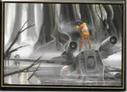 Star Wars Ralph McQuarrie Luke Dagobah Concept Art Image Refrigerator Magnet NEW
