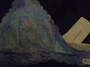 GILLY HICKS BLUE/PURPLE LACE BRALETTE SMALL NWT FREE SHIPPING