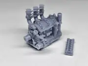 1/24 Mazda 20b NA Rotary Engine, Revell, Monogram, Tamiya