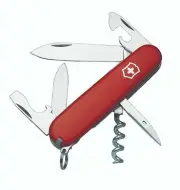 GENUINE VICTORINOX SWISS ARMY 35610 CLASSIC SPARTAN RED KNIFE MULTI TOOL