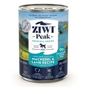 ZiwiPeak Mackerel & Lamb Adult Dog Can 390gx12