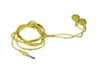 Earphone Stereo Headset with Remote Mic for Iphone 5 4 4s Ipod Ipad-yellow