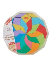 [Fisher-Price] Wooden Mandala Geometric Puzzle