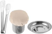 Amosfun 1 Set Pancake Oil Wiper Tong Convenient Oil Spread Tool for Restaurants and and Easy to Clean