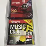 MUSIC CD-R RECORDABLE AND COMPUTER WRITERS (SET OF 16)