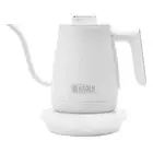 Electric Tea Kettle, Gooseneck Hot Water Boiler, 0.6L Teapot, Ivory/Copper