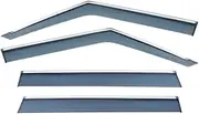 Window Visor Fit for Rover Range Fit for Rover L405 MK3 L322 Car Window Sun Rain Shade Visors Shield Shelter Deflector Cover Frame Sticker (Color : for MK3 L322 02-12 A)