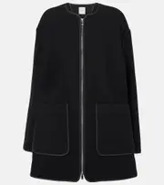[Toteme] Toteme Felted wool-blend jacket AU 12 black