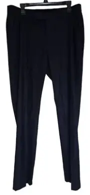 Kenneth Cole Reaction Mens Navy Dress Pants 42R 35W Techni-Cole Stretch Comfort