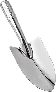 Garden Shovel Hand Trowel, Stainless Steel Gardening Hand Tools, Spade Shovel for Planting, Transplanting, Weeding, Digging