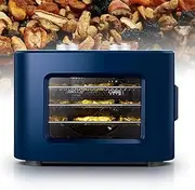 Food Dehydrators, Household Pet Snacks Meat Jerky Air Dryer, Fruit Vegetable Dryer Machine with Digital Temperature Control & Timer, Automatic Cooling, for Fruit, Meat, Veggies, Pet Snacks, Herbs