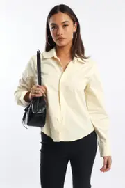 Yellow Smart Fit Shirt - Size 16XL, Women's Shirt