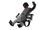 Sansai Bike Handlebar Plastic Mount Holder Cradle Stand for Mobile Phone Black
