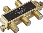 AmerTac - Zenith VS1001SP4W Fourway Coax Splitter 900Mhz